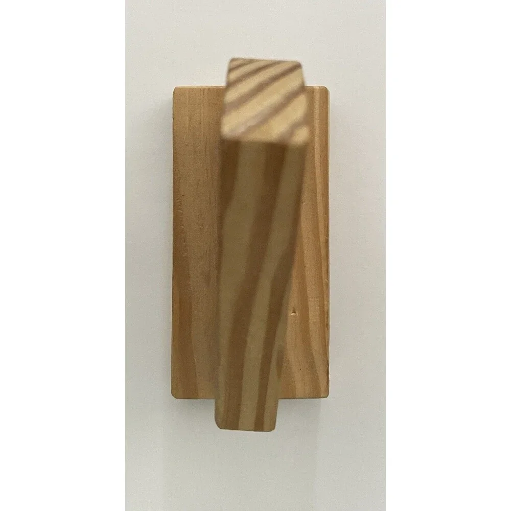 Vintage Wooden Clothespin Memo Holder Boat